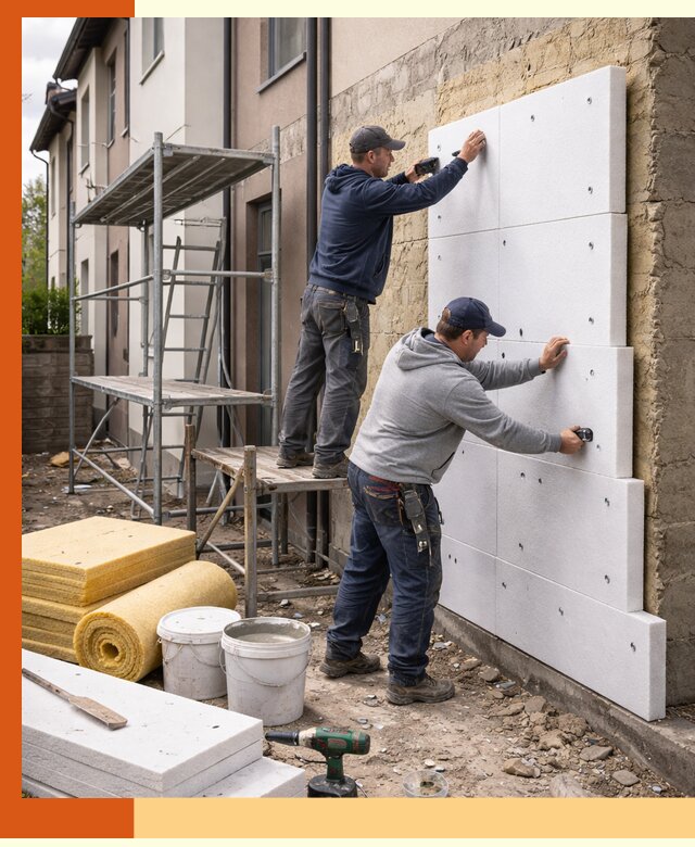 Утепление таунхауса с гарантией комфорта в Краснотурьинске