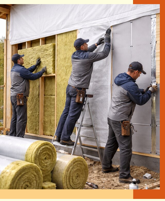 Утепление каркасного дома в Краснотурьинске от 4466 руб./м2 — профессионально | ТепломастерКту