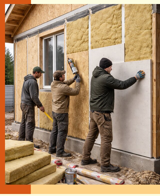 Профессиональное утепление дома из SIP-панелей в Краснотурьинске