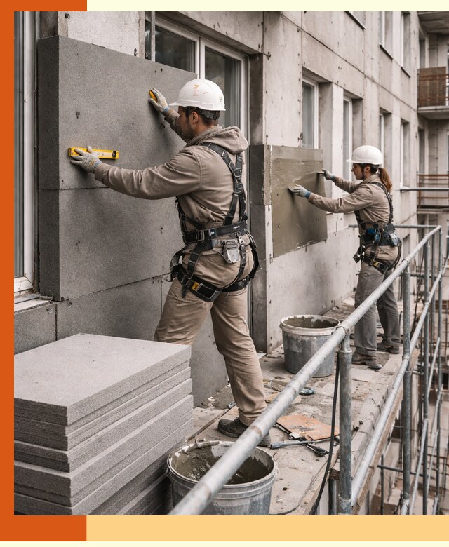 Утепление квартиры снаружи под ключ в Краснотурьинске