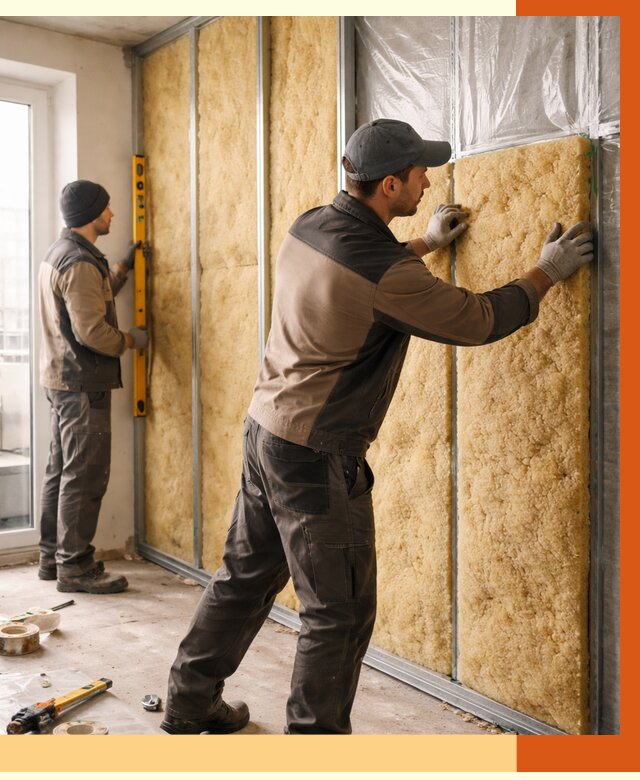 Утепление квартиры изнутри в Краснотурьинске от 4625 руб. за м2 | Проф. работы ТепломастерКту