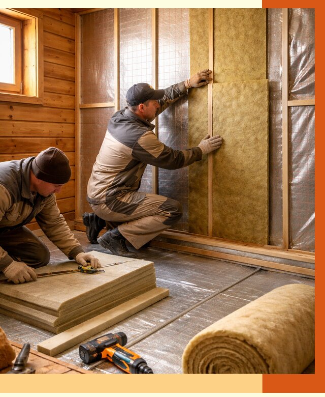 Утепление бани изнутри в Краснотурьинске под ключ от 4466 руб./м² | ТепломастерКту