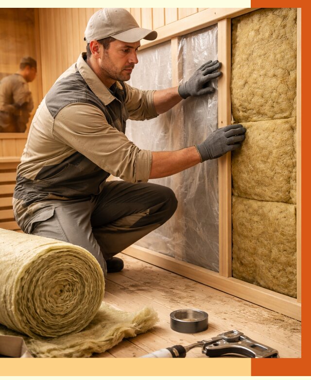 Утепление сауны изнутри в Краснотурьинске от 6911 руб. за м2 | ППУ, под ключ — ТепломастерКту