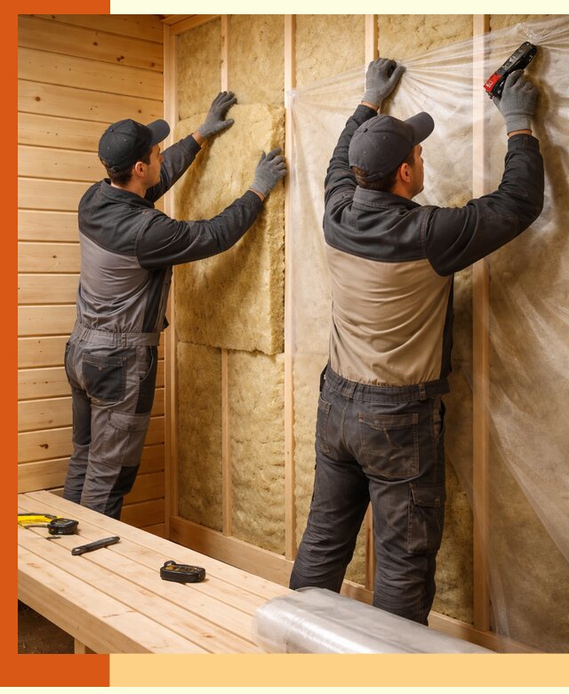 Профессиональное утепление сауны в Краснотурьинске с гарантиями качества