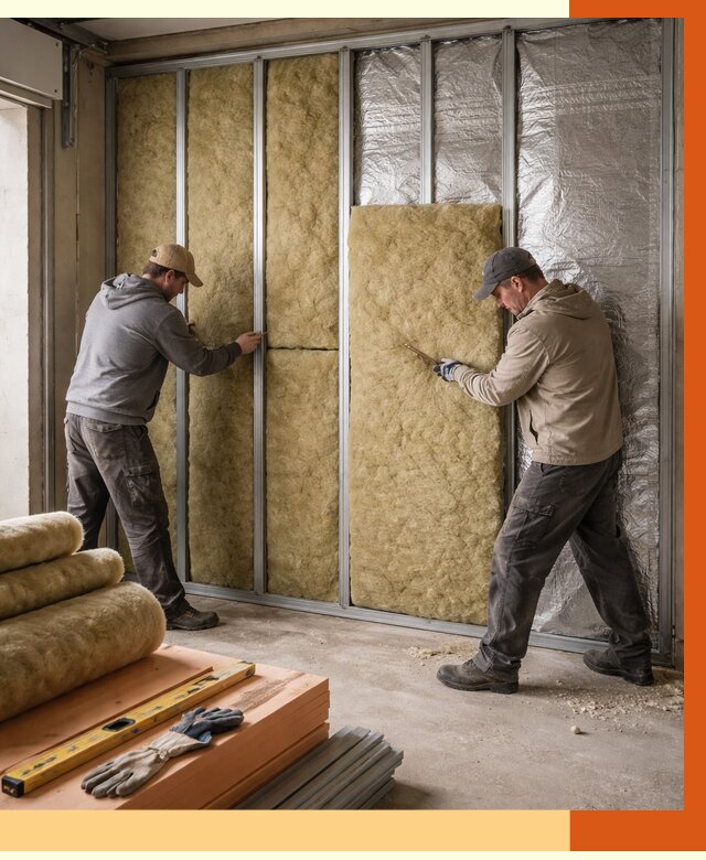 Утепление гаража изнутри в Краснотурьинске от 7975 руб/м2 — работы и цена | ТепломастерКту