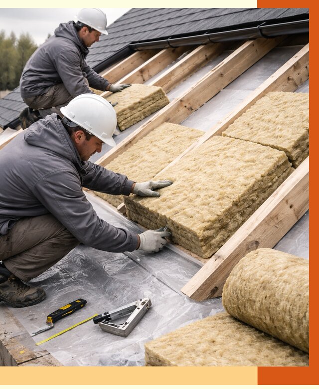 Утепление крыши в Краснотурьинске от 1967 руб./м2 — комплексное утепление кровли | ТепломастерКту