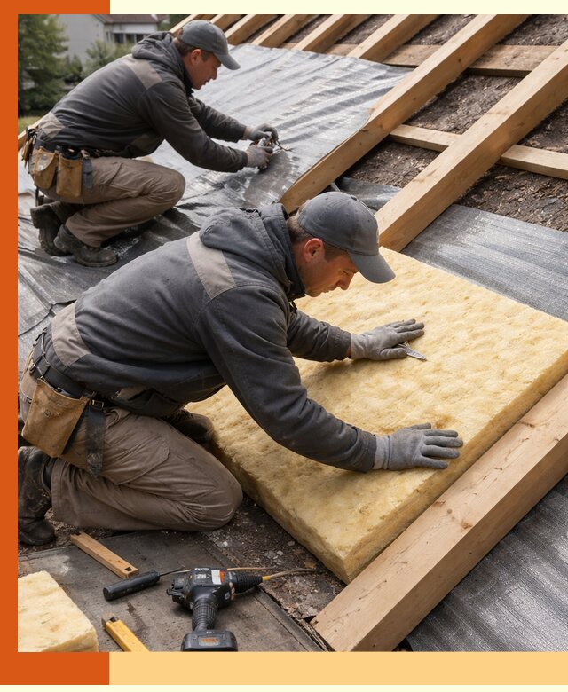 Профессиональное утепление крыши в Краснотурьинске качественно и надежно