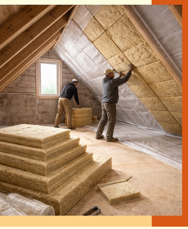 Утепление мансарды в Краснотурьинске от 2658 руб/м2 — комплексно и под ключ | ТепломастерКту