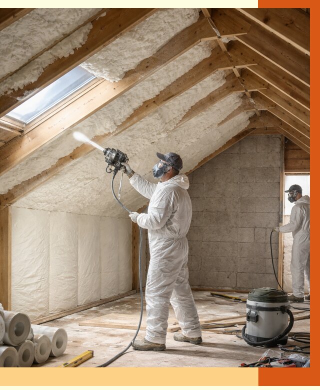 Утепление мансарды ППУ в Краснотурьинске от 2924 руб./м² — заказать под ключ | ТепломастерКту