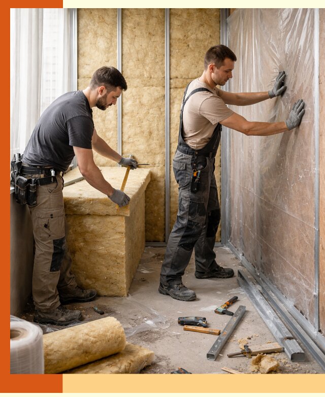 Профессиональное утепление лоджии в Краснотурьинске эффективно и надежно