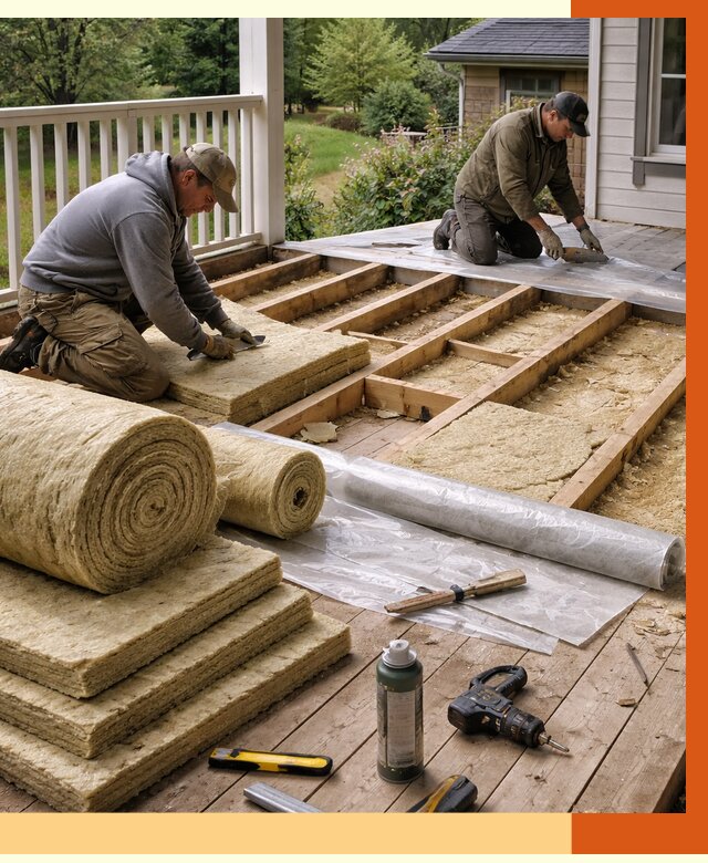 Утепление террасы в Краснотурьинске от 4466 руб./м2 — утеплить террасу под ключ | ТепломастерКту