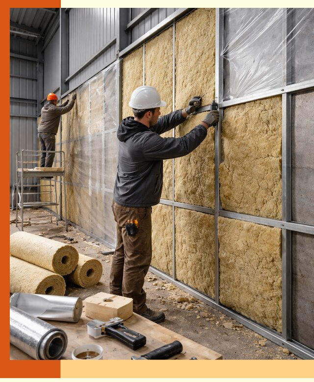 Утепление ангара в Краснотурьинске — профессиональная теплоизоляция помещений