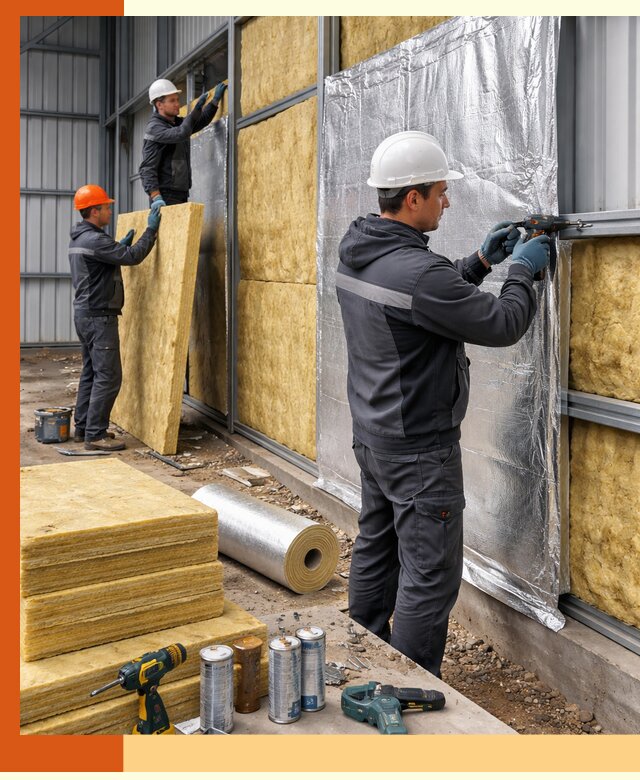 Утепление металлического ангара профессионально в Краснотурьинске