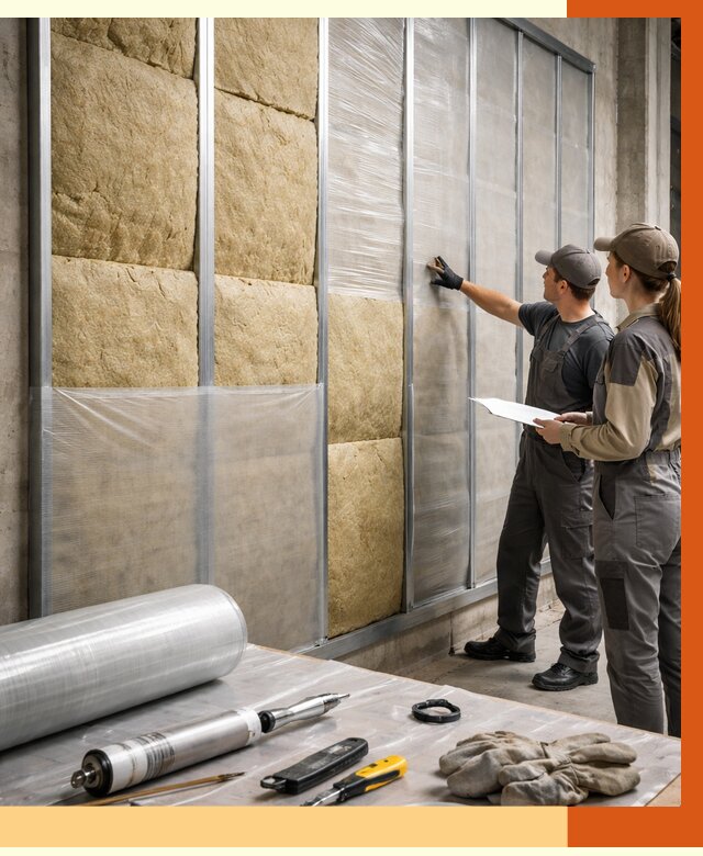 Утепление склада химсырья в Краснотурьинске от 4785 руб. под ключ | ТепломастерКту