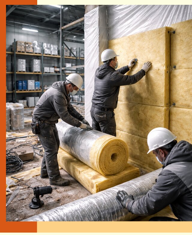 Утепление склада химсырья в Краснотурьинске: безопасная и эффективная изоляция