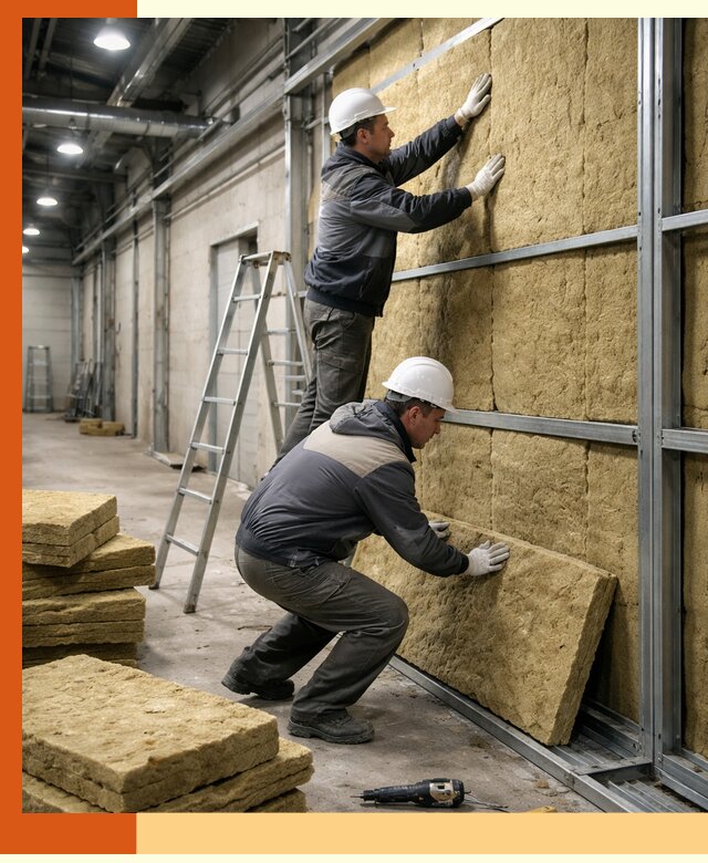 Утепление цеха под ключ в Краснотурьинске с гарантией качества