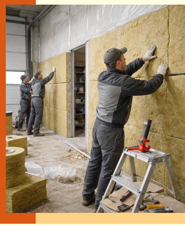 Утепление автосервиса и мастерских в Краснотурьинске качественно и надёжно