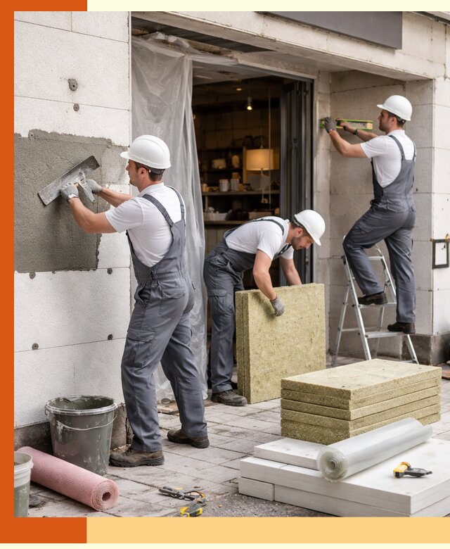 Утепление кафе в Краснотурьинске: профессиональная теплоизоляция и монтаж