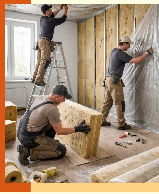 Утепление офисных помещений под ключ в Краснотурьинске