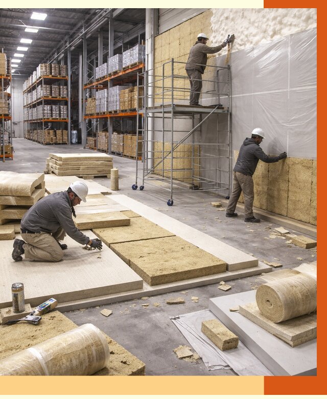 Утепление складского терминала в Краснотурьинске от 7975 руб./м² под ключ | ТепломастерКту