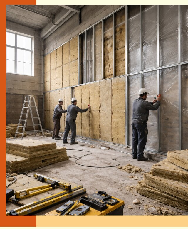 Утепление спортивного зала в Краснотурьинске качественно и недорого