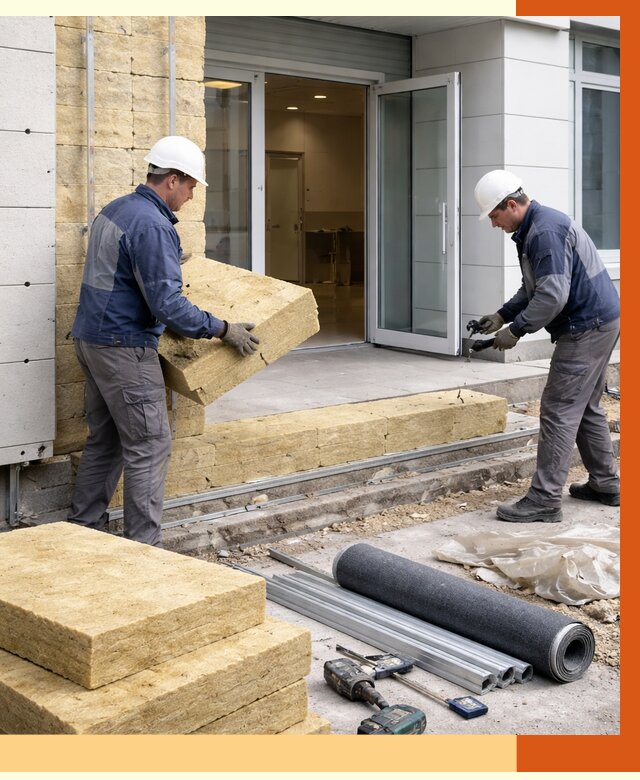 Утепление медицинского центра в Краснотурьинске под ключ от 13291 руб./м² | ТепломастерКту