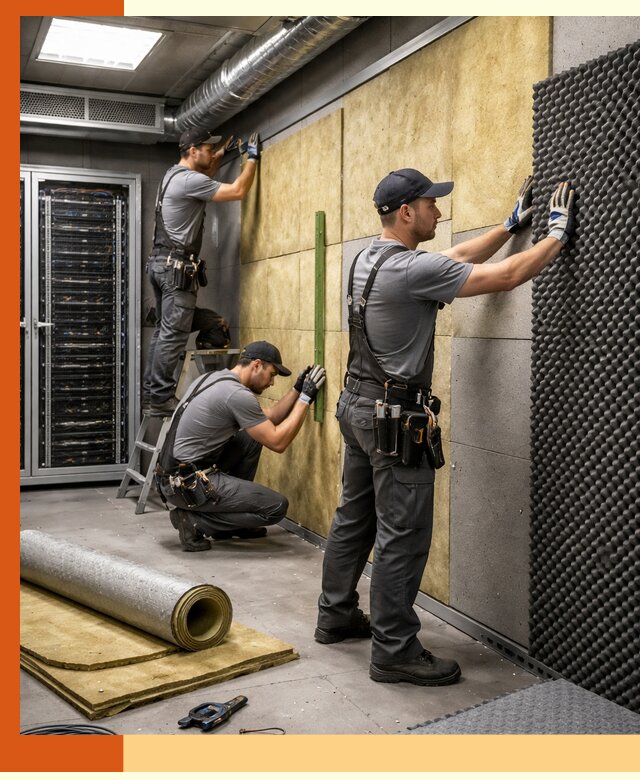 Утепление серверной комнаты профессионально в Краснотурьинске