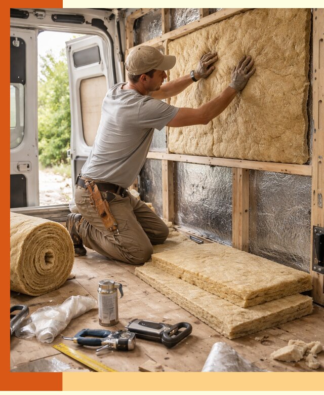 Утепление кемпера под ключ в Краснотурьинске с гарантией качества