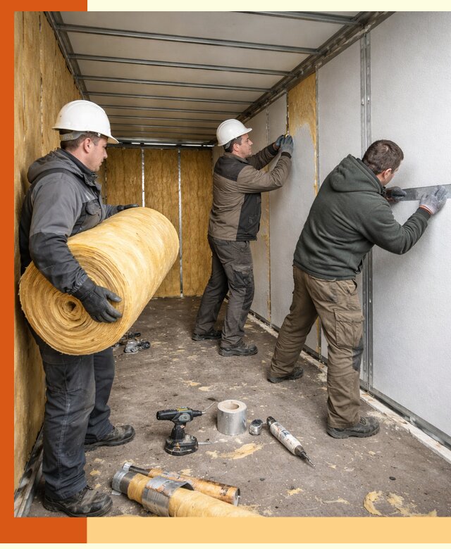 Утепление рефрижераторного контейнера в Краснотурьинске профессионально и надежно