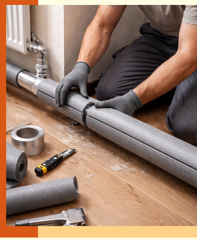 Утепление труб отопления в Краснотурьинске: теплоизоляция и защита сети