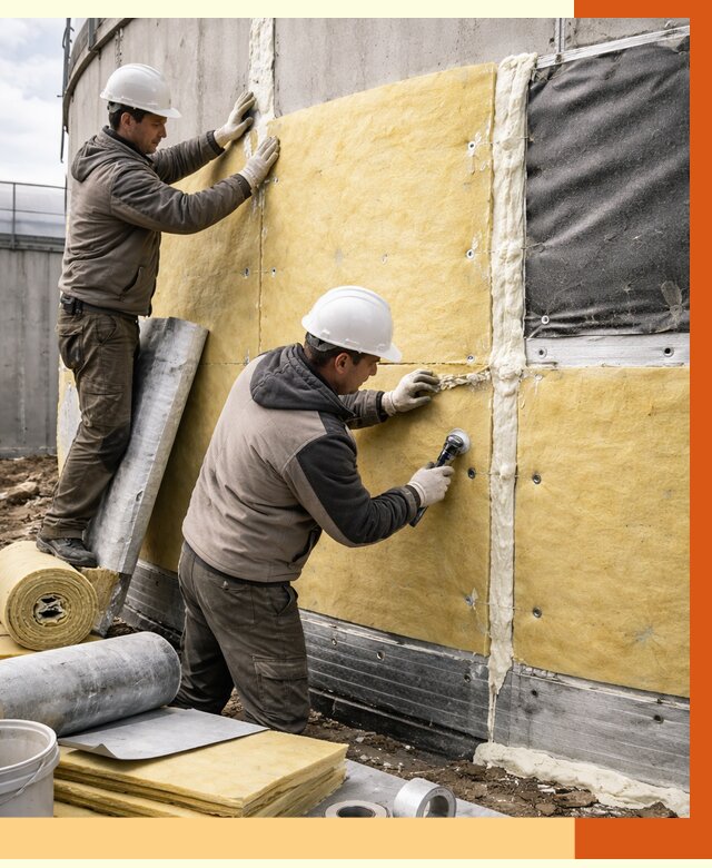 Утепление резервуара в Краснотурьинске от 29241 руб/м2 — монтаж ППУ и комплекс под ключ | ТепломастерКту