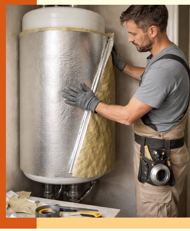 Утепление бойлера в Краснотурьинске для снижения теплопотерь и экономии энергии