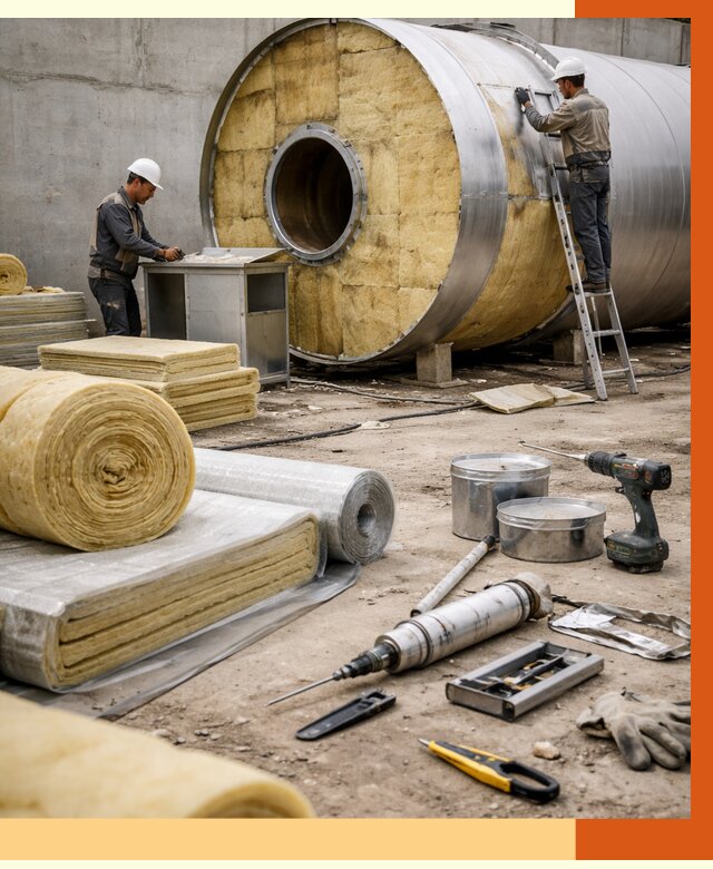 Утепление резервуара с топливом в Краснотурьинске от 29241 руб. под ключ | ТепломастерКту