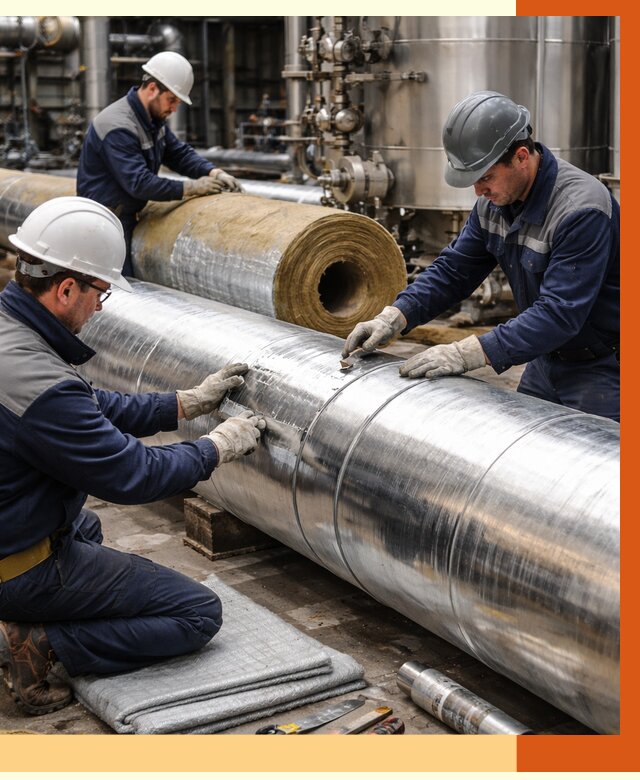 Утепление технологического оборудования в Краснотурьинске от 4466 руб. за м2 | ТепломастерКту