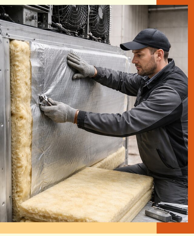 Утепление холодильного агрегата в Краснотурьинске от 9038 руб. под ключ | ТепломастерКту