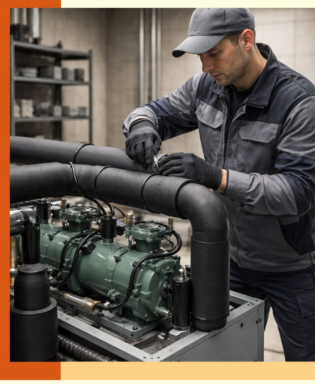 Утепление холодильного агрегата и теплоизоляция в Краснотурьинске