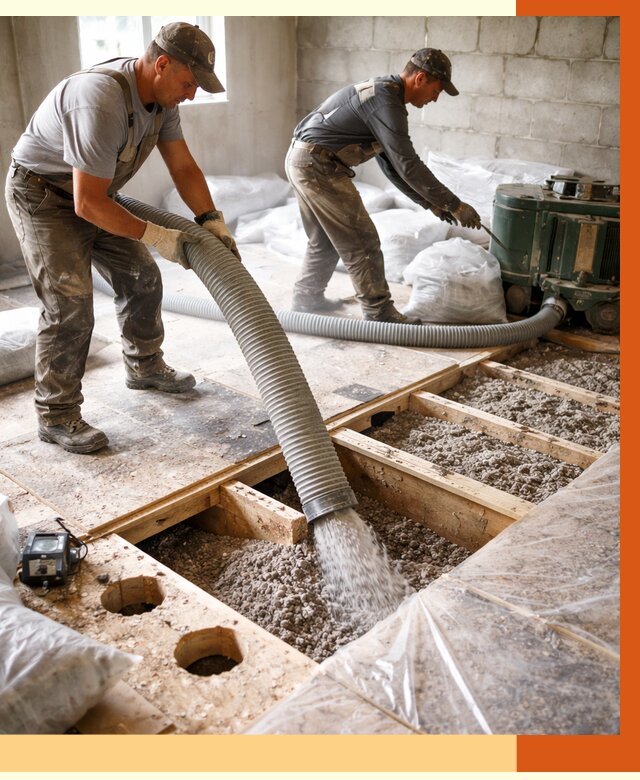 Заполнение пустот перекрытий в Краснотурьинске от 4785 руб. под ключ | ТепломастерКту