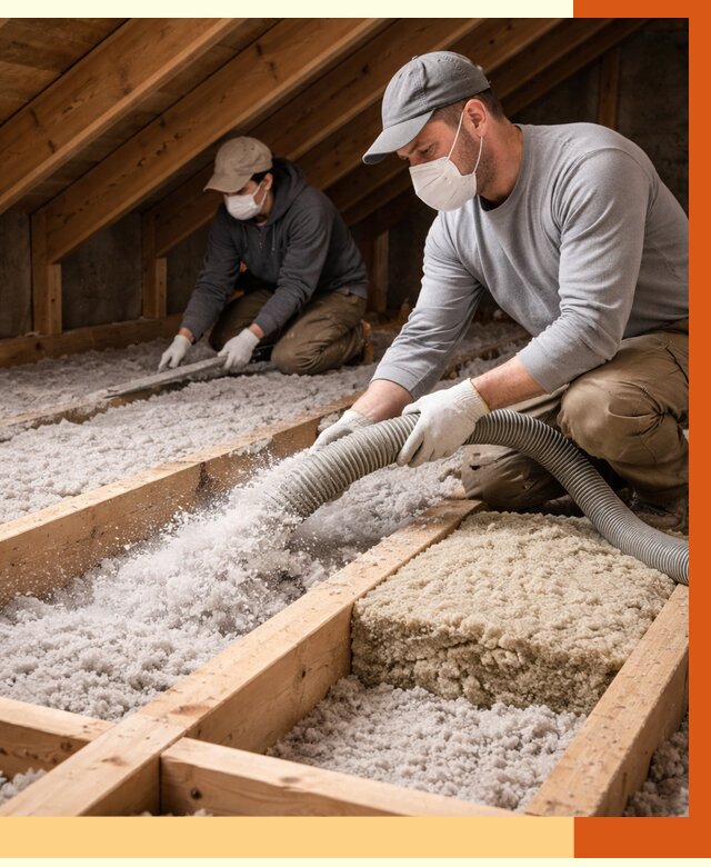 Заполнение полостей чердачного перекрытия в Краснотурьинске от 4785 руб. | ТепломастерКту