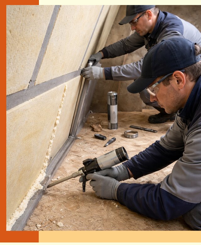 Герметизация стыков ППУ в Краснотурьинске — надежное уплотнение швов