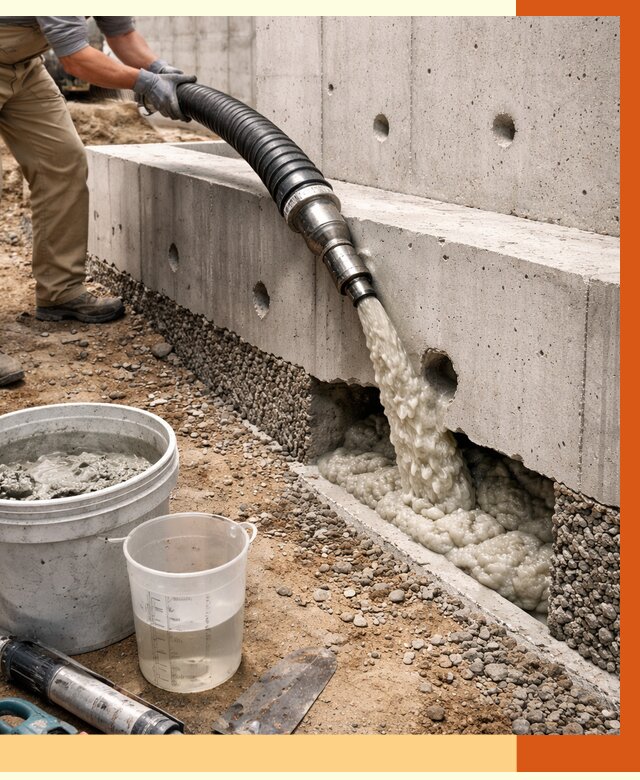 Заполнение полостей фундамента в Краснотурьинске от 7230 руб. под ключ | ТепломастерКту