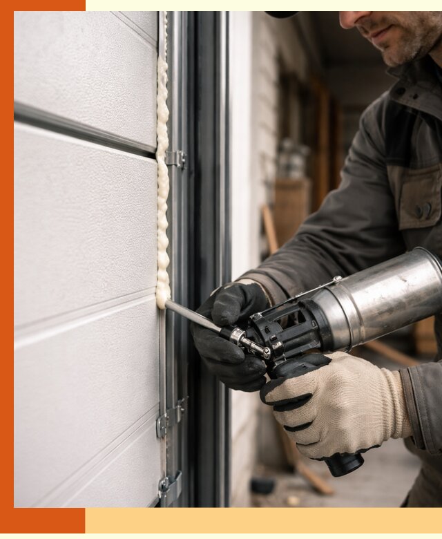 Заполнение пустот ворот в Краснотурьинске профессионально и герметично