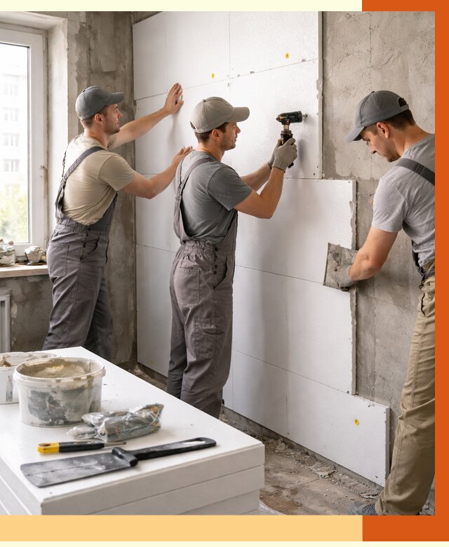 Утепление пенопластом домов и стен в Краснотурьинске от 1967 руб. — ТепломастерКту