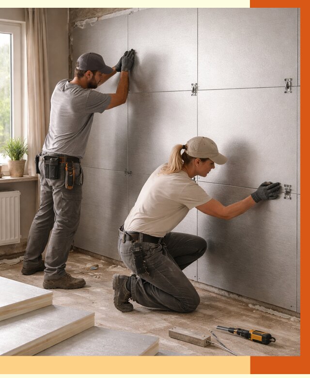 Утепление PIR панелями в Краснотурьинске от 4466 руб. под ключ | ТепломастерКту