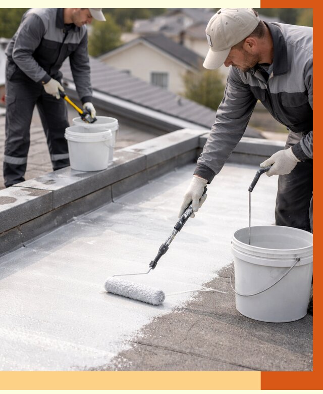 Утепление кровли жидкой теплоизоляцией в Краснотурьинске от 2286 руб./м2 | ТепломастерКту