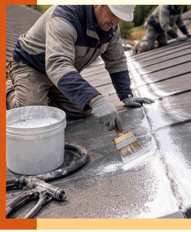 Утепление кровли жидкой теплоизоляцией в Краснотурьинске