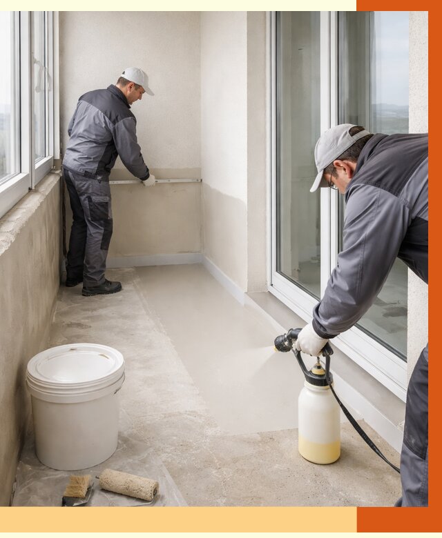 Утепление балкона жидкой теплоизоляцией в Краснотурьинске от 6114 руб./м2 | ТепломастерКту