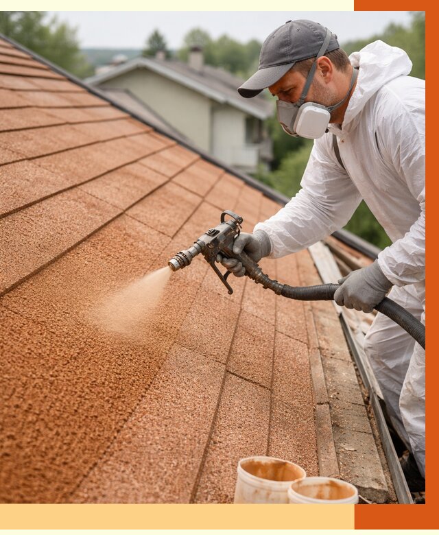 Утепление кровли жидкой пробкой в Краснотурьинске от 2871 руб./м² под ключ | ТепломастерКту