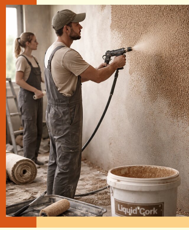 Утепление стен жидкой пробкой в Краснотурьинске эффективное и долговечное