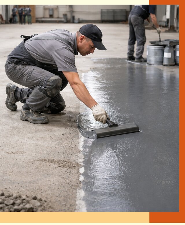 Гидроизоляция промышленного пола в Краснотурьинске от 1276 руб./м2 — ТепломастерКту специалисты под ключ