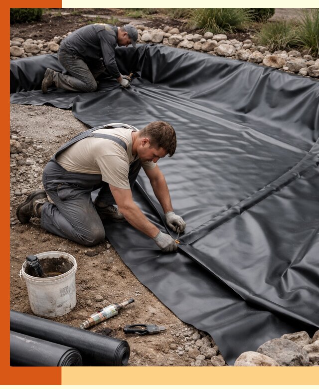 Гидроизоляция пруда в Краснотурьинске: надежная защита и герметизация